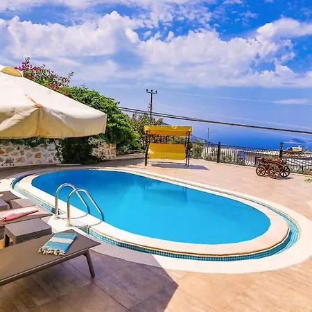 Cozy Kalkan With Private Pool & Sea Views Villa *